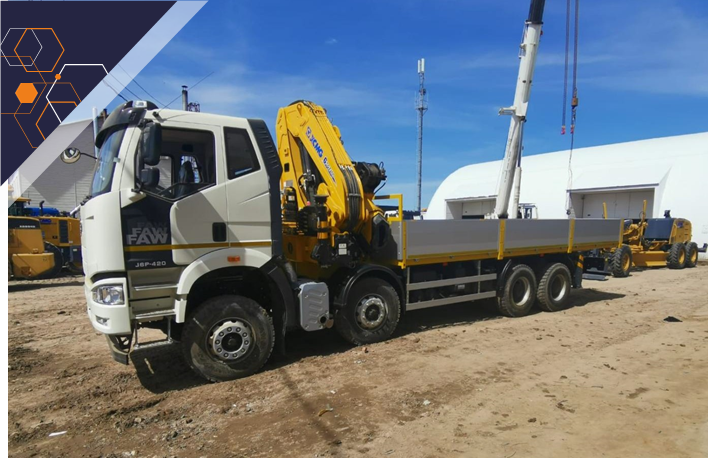FAW с КМУ XCMG SQZ 460-6